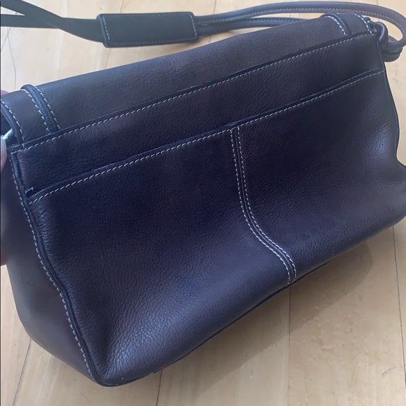 FOSSIL Brown Leather Shoulder Purse - Picture 5 of 14